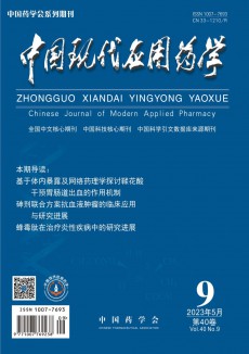 中國現(xiàn)代應(yīng)用藥學(xué)期刊